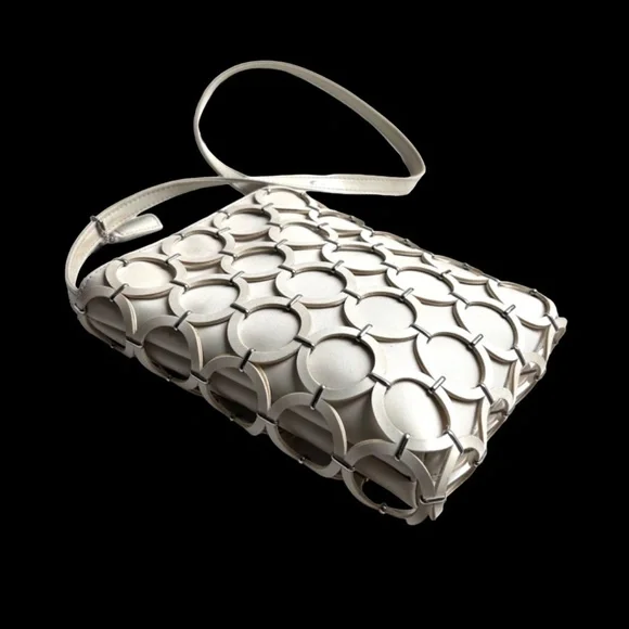 Sabina New York Leather Rings Shoulder Bag - Picture 6 of 13